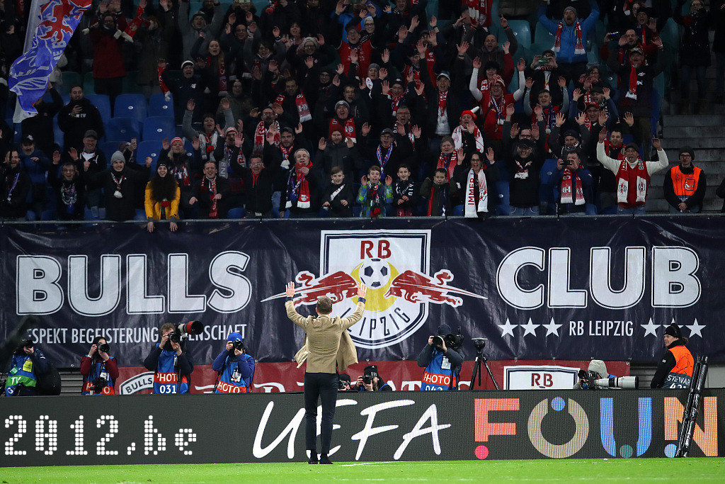  莱比锡红牛锋线发威，大胜对手巩固欧战席位